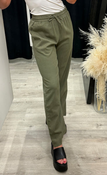 FREEQUENT Lava pants - deep lichen green