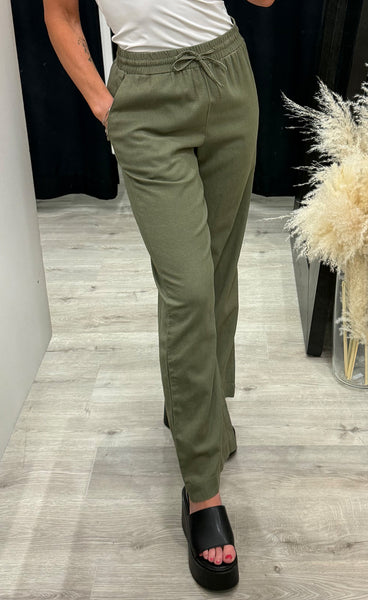 FREEQUENT Lava pants - deep lichen green