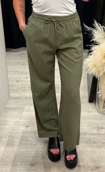 FREEQUENT Lava pants - deep lichen green