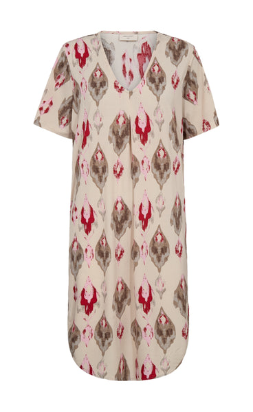 FREEQUENT Floi dress - moonbeam w. sweet lilac