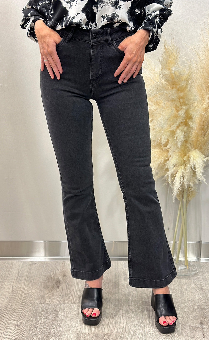 BECCA bootcut jeans - black denim