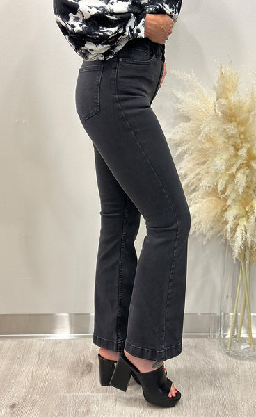 BECCA bootcut jeans - black denim