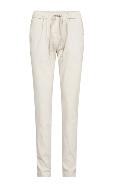 Carmen plain trousers - bone