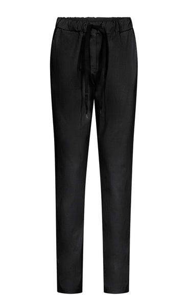 Carmen plain trousers - black