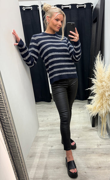 FRANSA Kendra pullover 4 - salute stripe