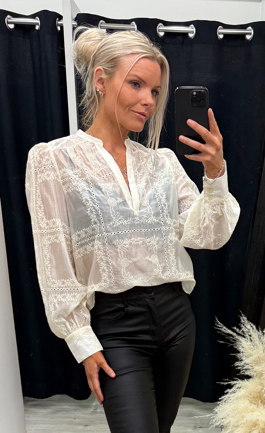 Denia shirt - bone mix – Centro Akureyri