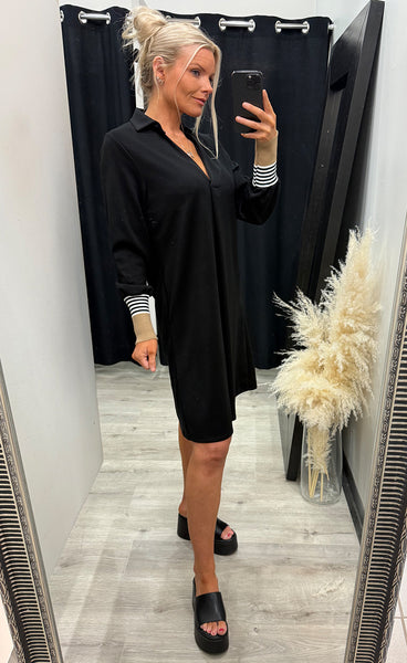 Camille dress - black mix
