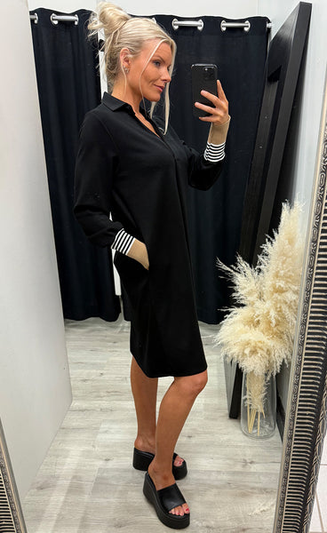 Camille dress - black mix