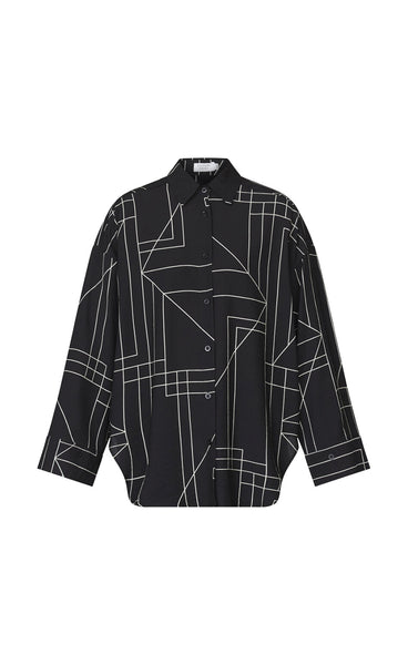 Gliss shirt - black/cream