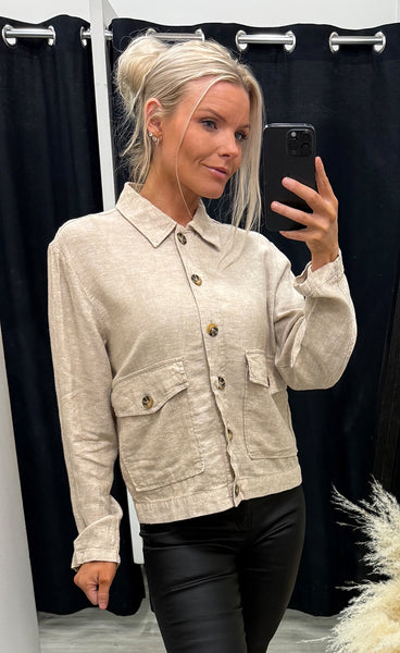 FREEQUENT Lava jacket - sand melange