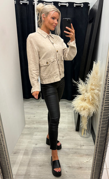 FREEQUENT Lava jacket - sand melange