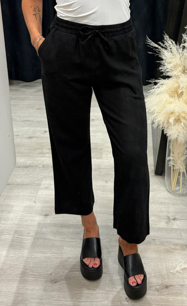 FREEQUENT Lava ankle pants - black