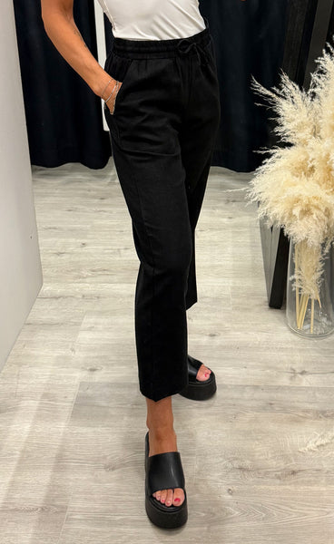 FREEQUENT Lava ankle pants - black