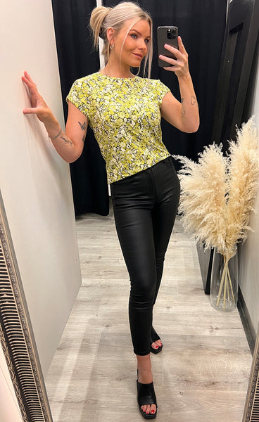 Seen tee - lime mix
