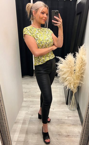 Seen tee - lime mix