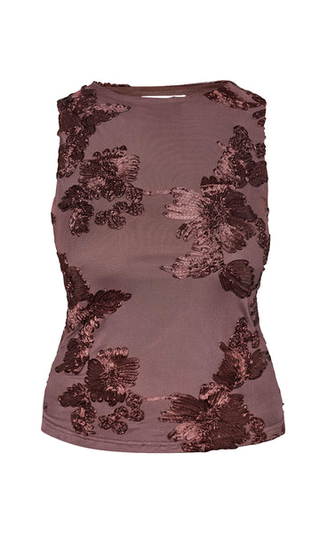 Sis top - brown/brown