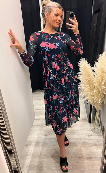 Nufreya dress - dark sapphire