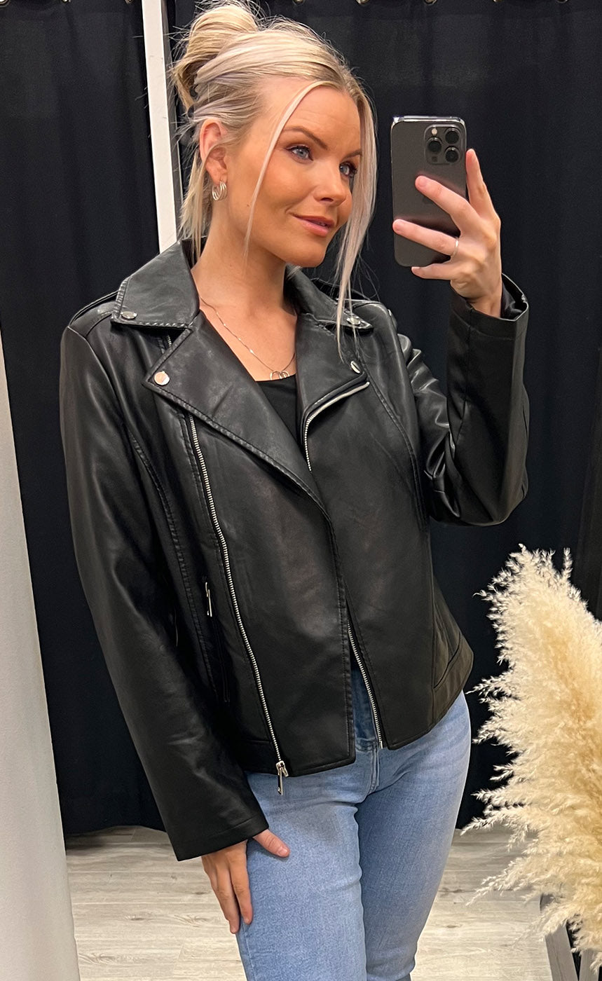 Safia jacket PLUS - black