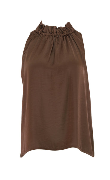 Liva top - brown