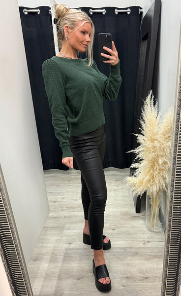 FREEQUENT Dodo pullover - deep forest