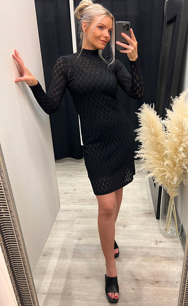 Acella turtle dress - black