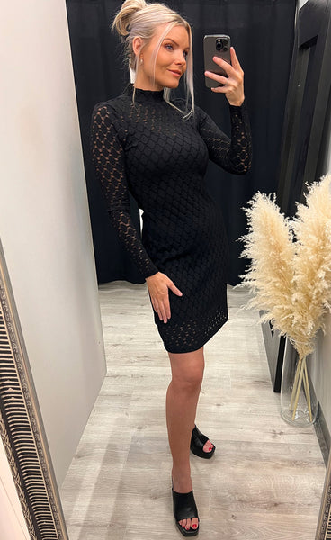 Acella turtle dress - black