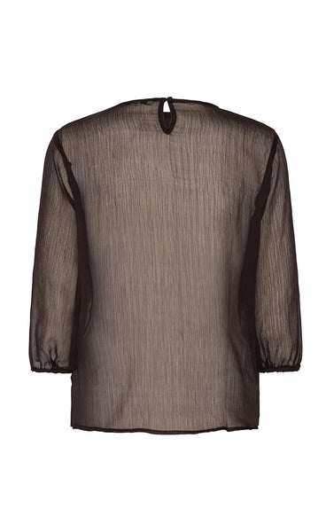 Githa mesh blouse - brown