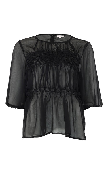 Githa mesh blouse - black