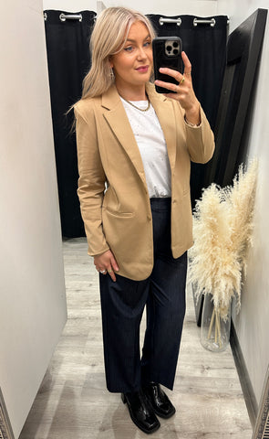 Kate oversize blazer - tannin