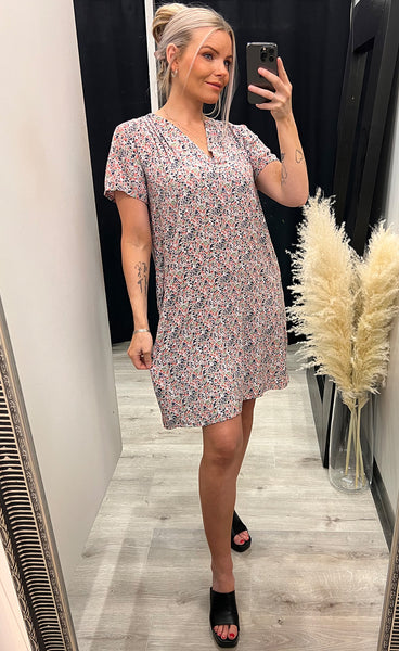 Hella dress 1 - ecru mix