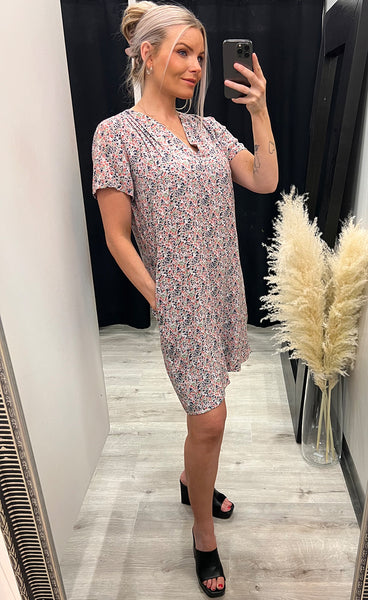 Hella dress 1 - ecru mix