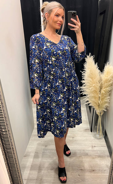 Dina dress - midnight mix