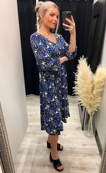 Dina dress - midnight mix