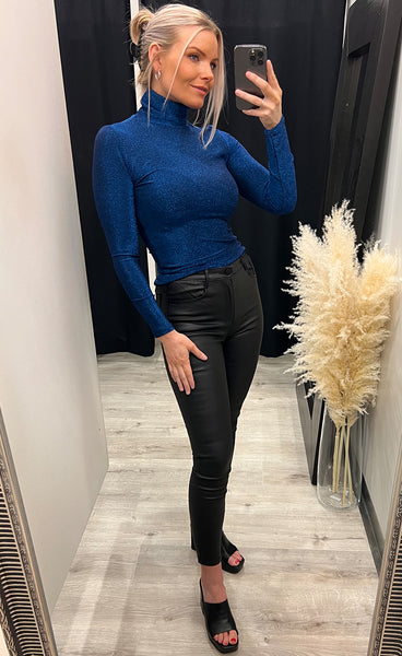 Cherry bolur - blue lurex