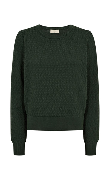 FREEQUENT Dodo pullover - deep forest