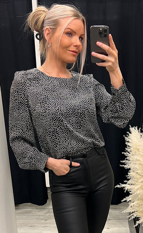 Mira blouse - black