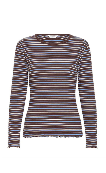 b.young Tone long sleeve - java stripe