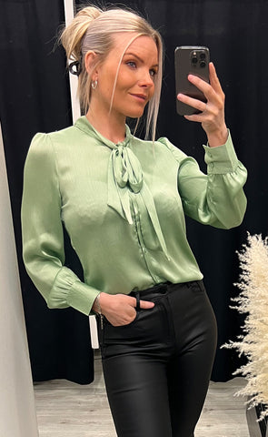 Carmen blouse - vert