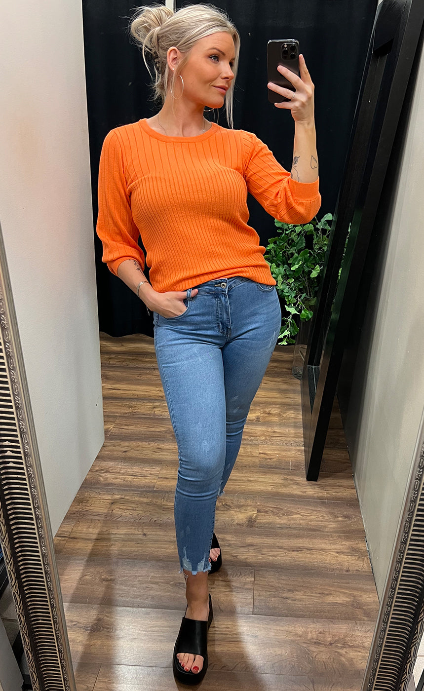 Ganica pullover - orange