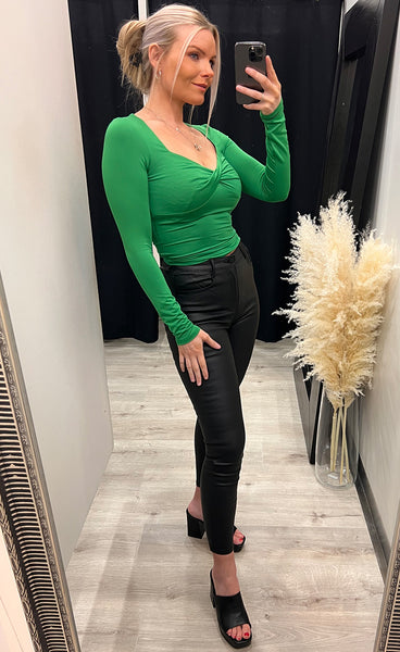 Monica top - green