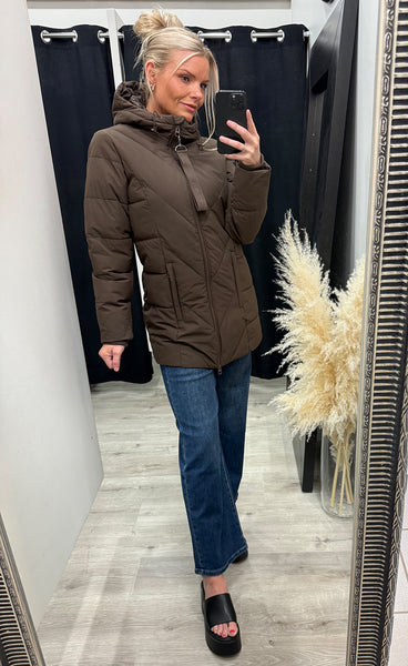 FRANSA Maise jacket 5 - hot fudge