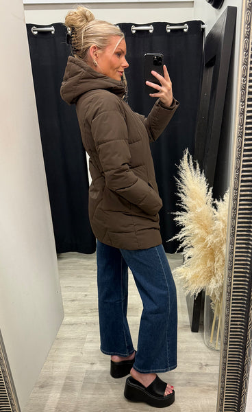 FRANSA Maise jacket 5 - hot fudge