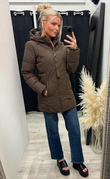 FRANSA Maise jacket 5 - hot fudge
