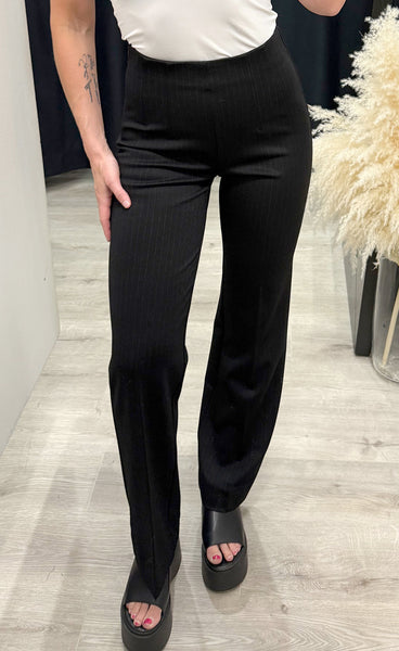 Piny olana wide pants - black/stripe