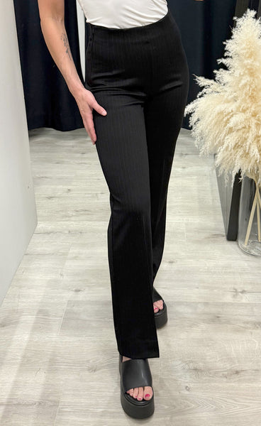 Piny olana wide pants - black/stripe