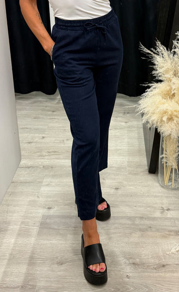 FREEQUENT Lava ankle pants - navy