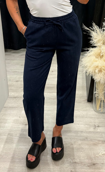 FREEQUENT Lava ankle pants - navy