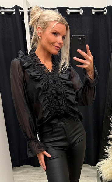 N-myrtia blouse - black