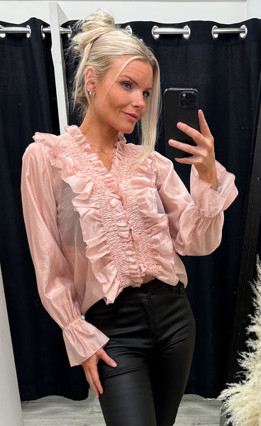 N-myrtia blouse - blush rose