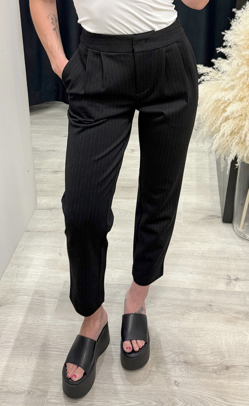 Piny ally pants - black/stripe